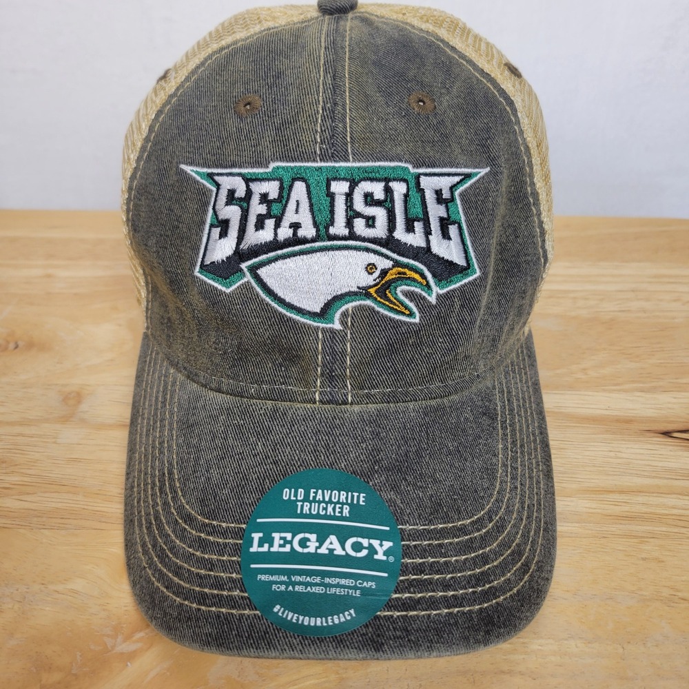 Legacy Seattle Seahawks Trucker Hat Snapback Vintage Wash NFL Dad Hat Streetwear
